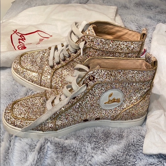 Christian Louboutin Shoes - Christian Louboutin women glitter sneakers
